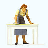 Housewife Cleaning The Table Terrarium Figure 28134