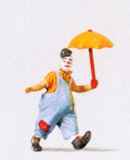 Clown with Umbrella Terrarium Figure 29001
