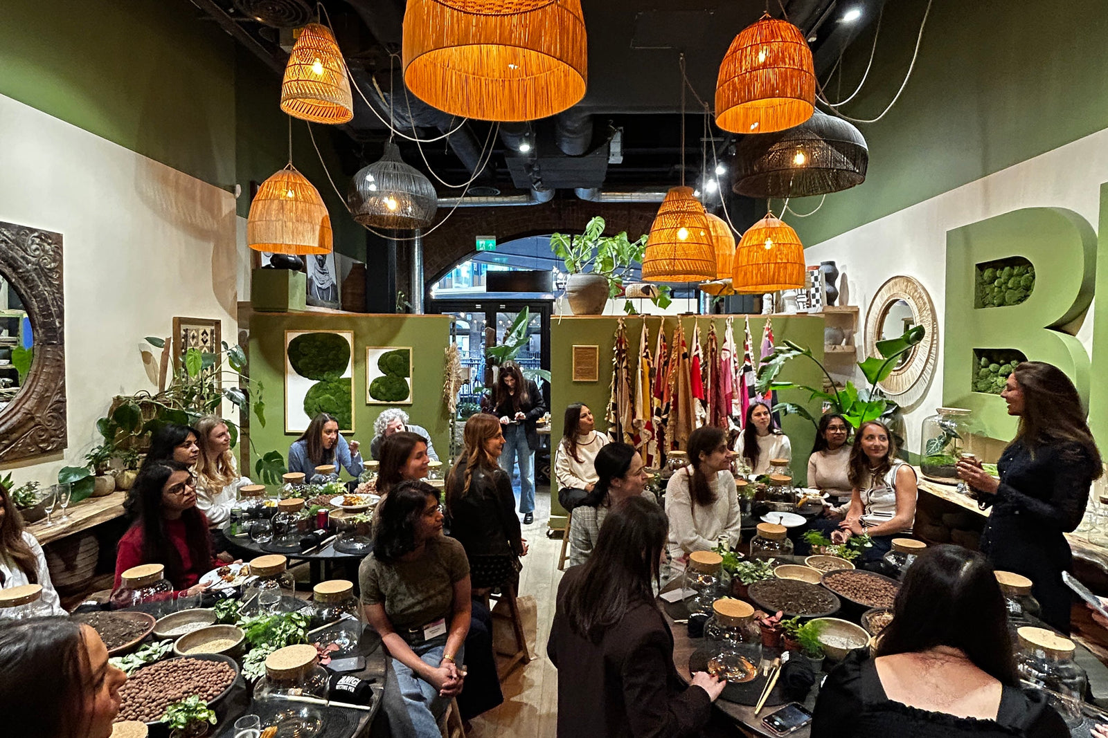 Private event hire venue at Botanical Boys, Coal Drops Yard, King's Cross