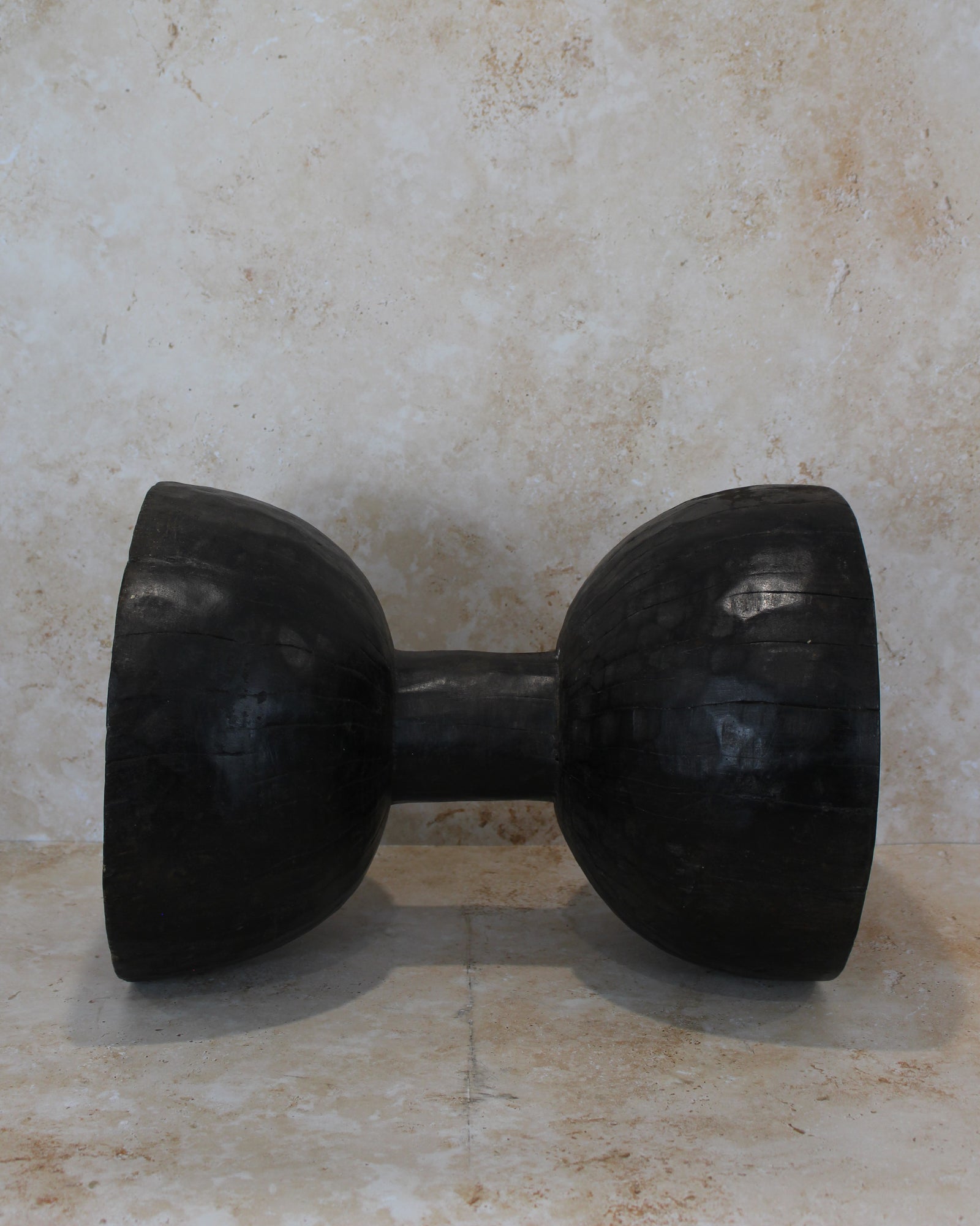 Tapered Wood Side Table - Cameroon - 93.3