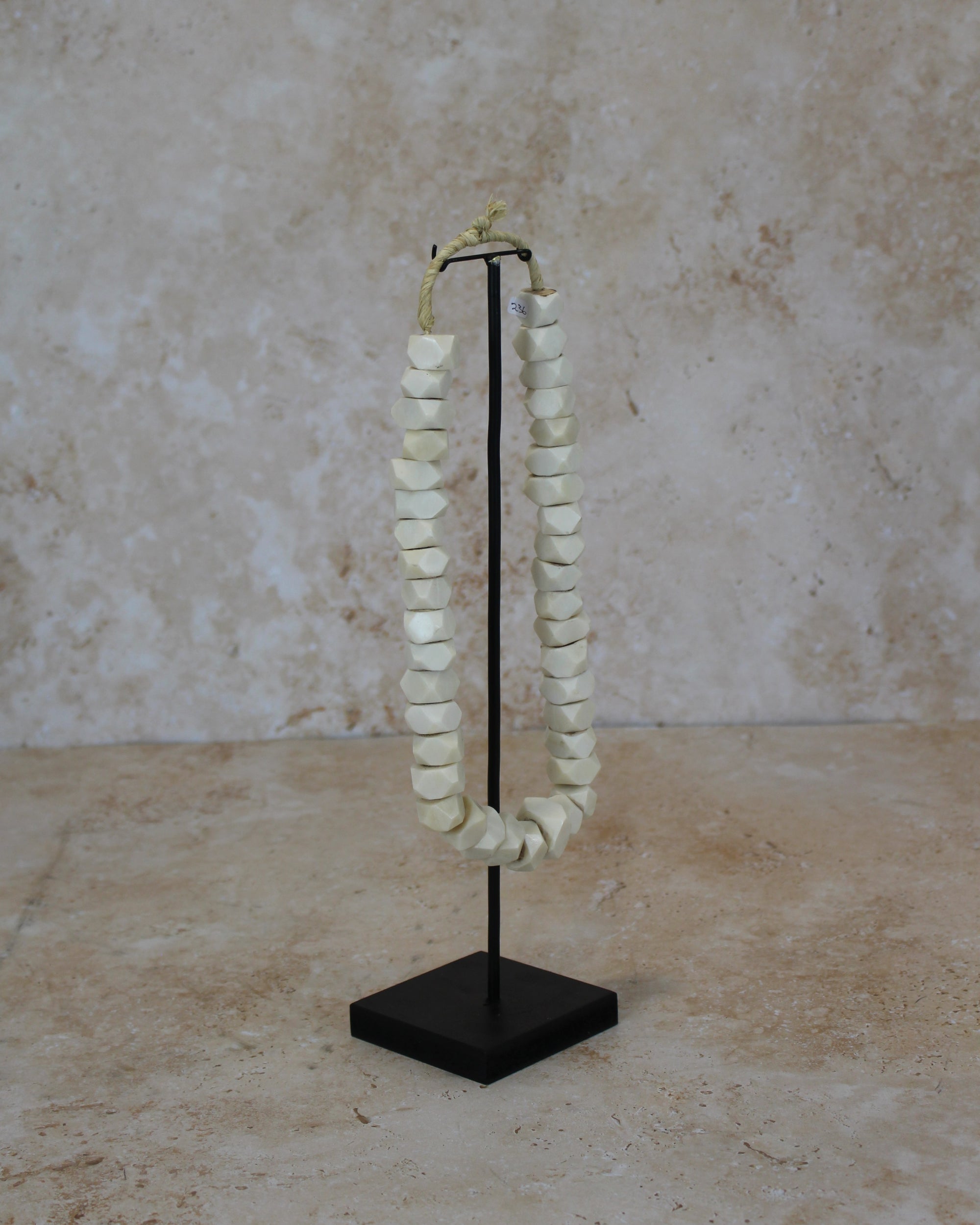 Kenya Bone Bead Necklace - 236.3