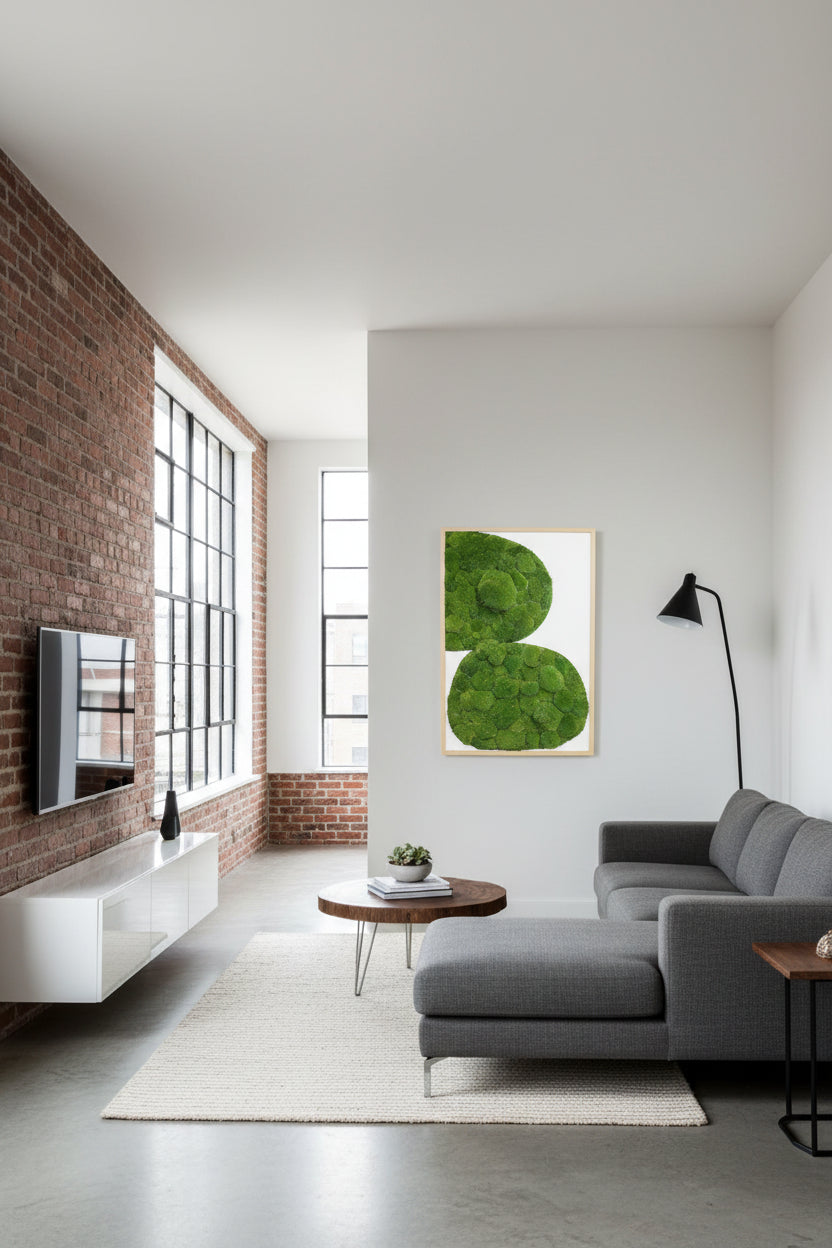 Preserved Moss Art - Contemporary