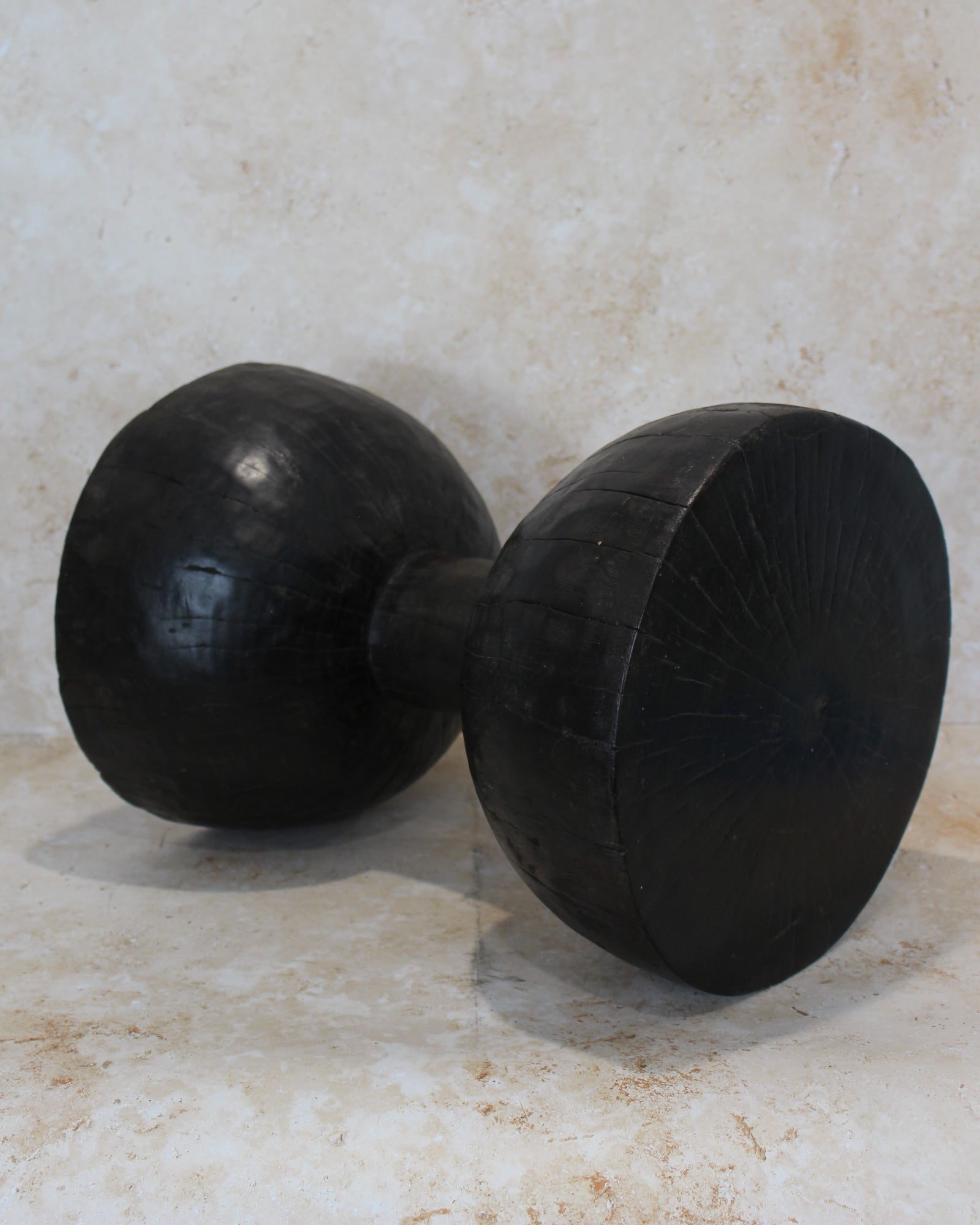 Tapered Wood Side Table - Cameroon - 93.3