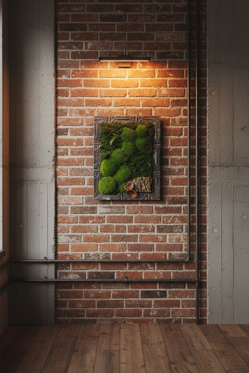 Preserved Moss Art (Victorian Frame)