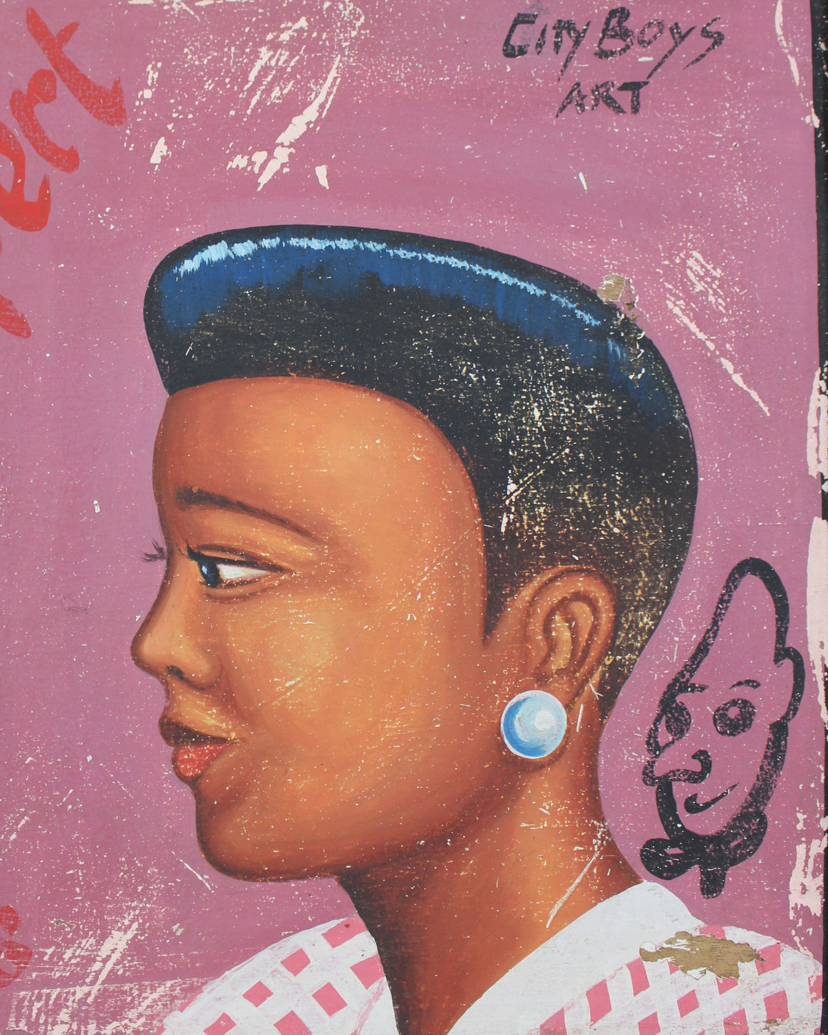 Vintage African Barber Sign - 138.2