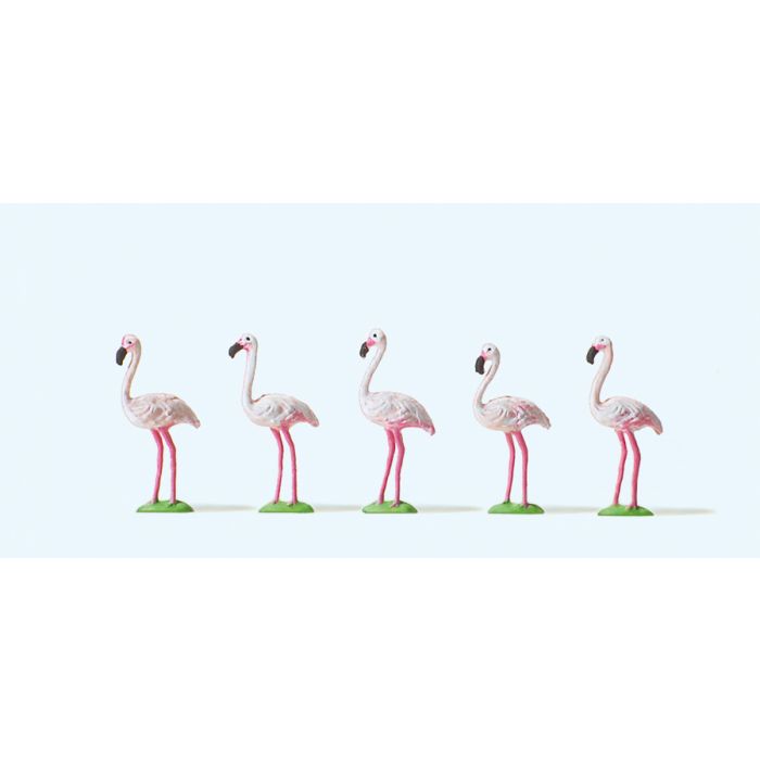 Flamingos (5) Terrarium Figures Set 20372