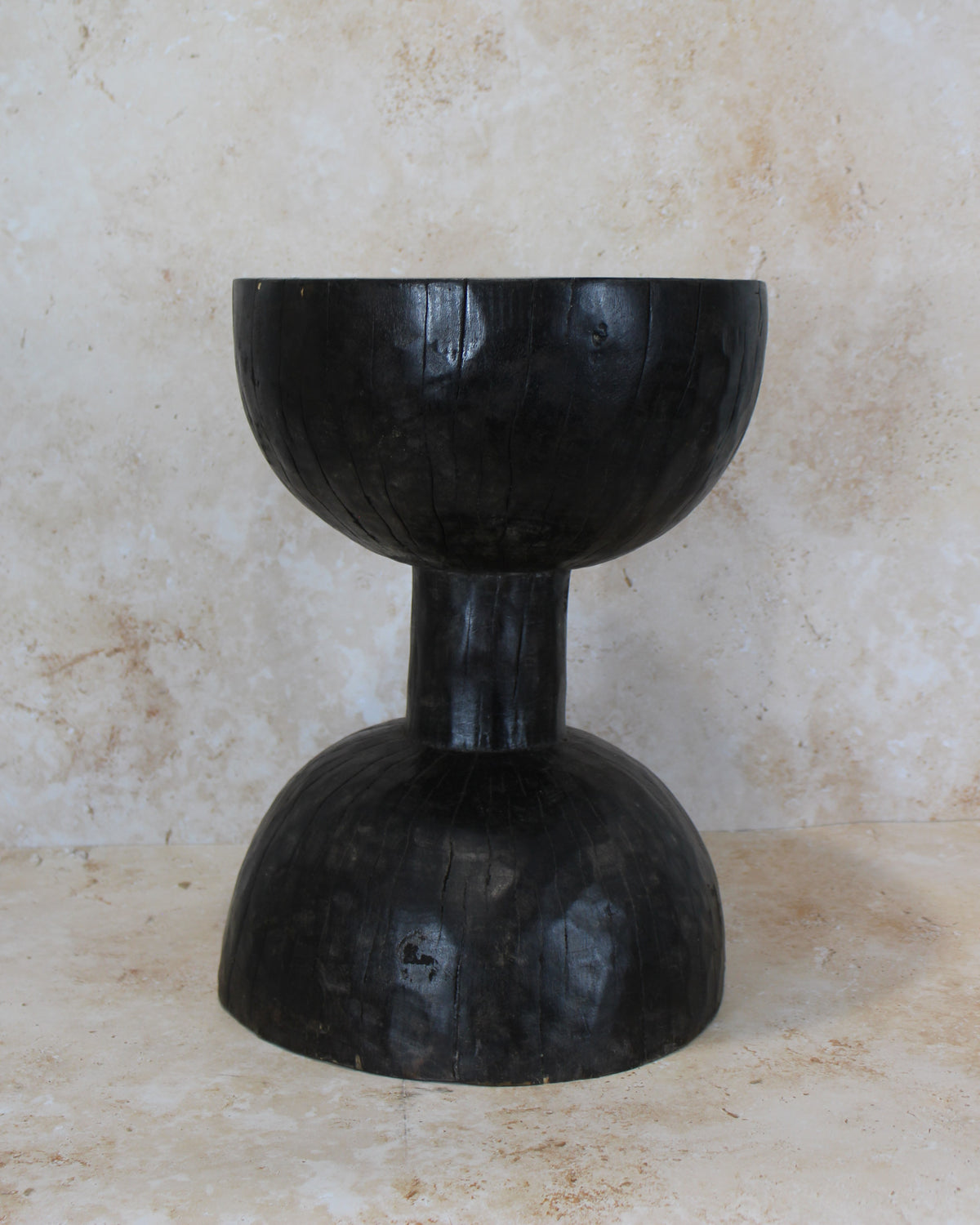 Tapered Wood Side Table - Cameroon - 93.3