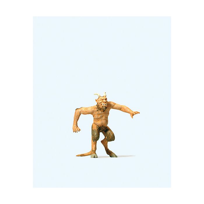 Hand-painted devil miniature terrarium figure, 1:87 scale
