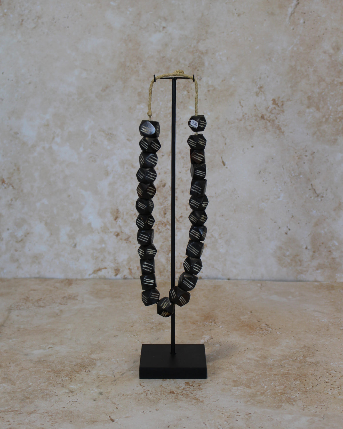 Kenya Bone Bead Necklace - 236.2