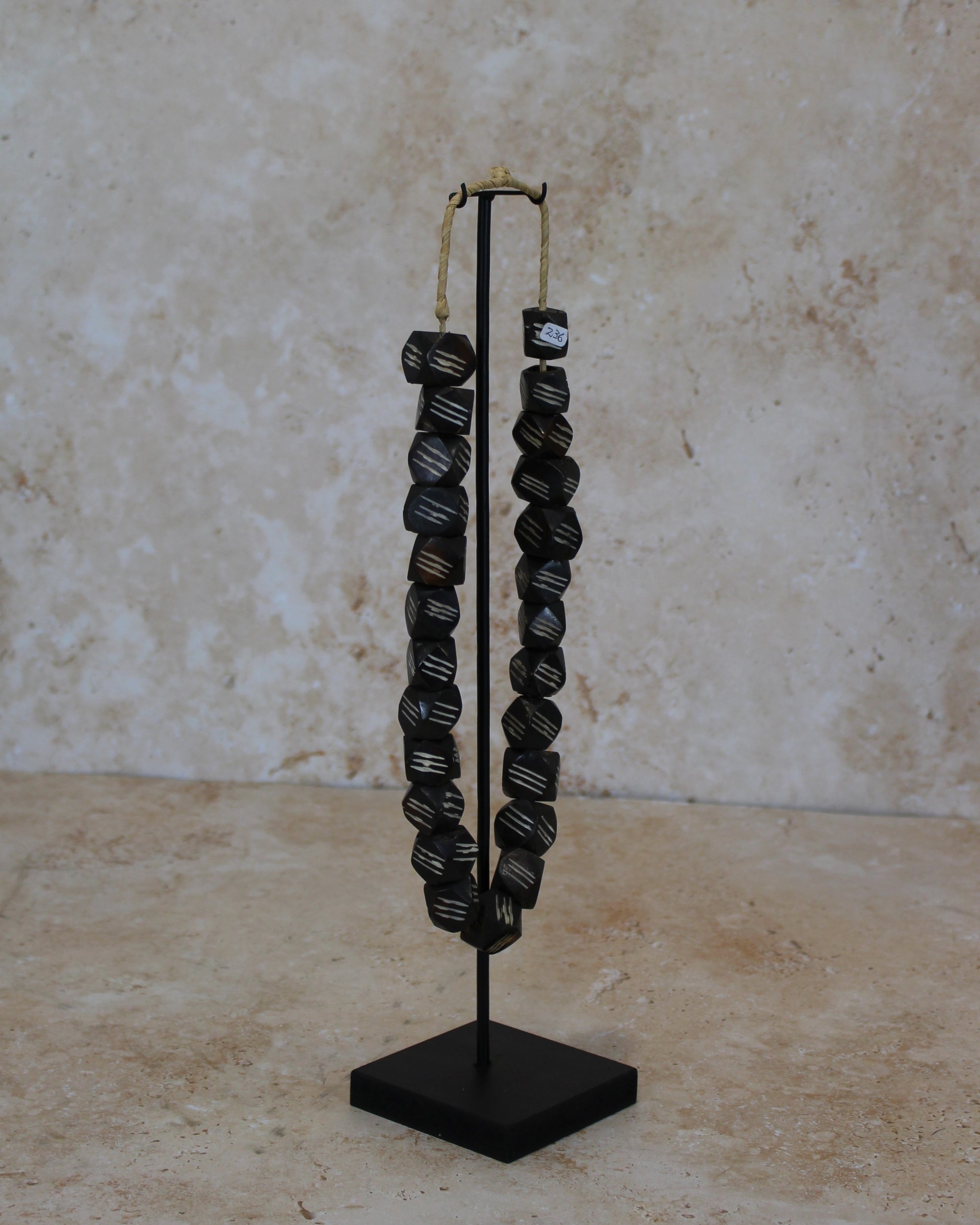 Kenya Bone Bead Necklace - 236.2