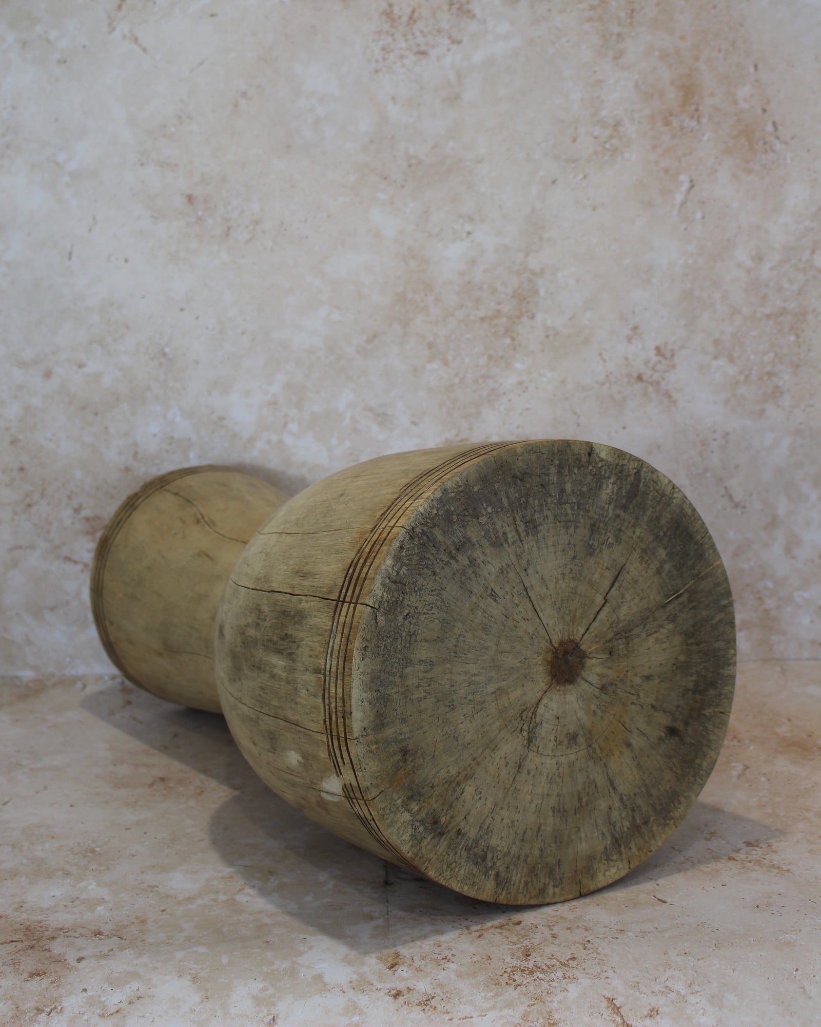 Tapered Wood Side Table - Cameroon - 93.4