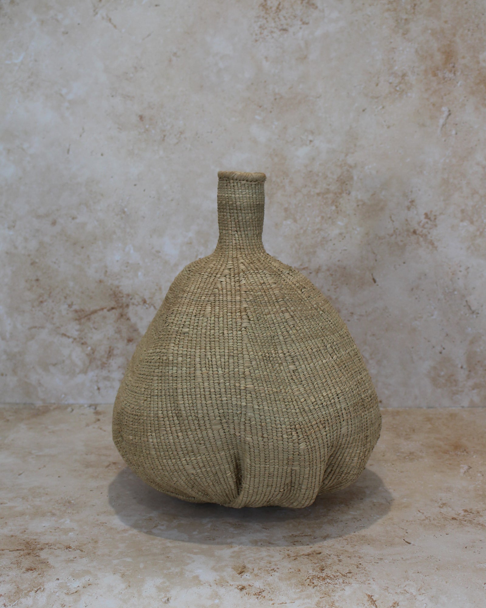 Garlic Gourd woven basket - Zimbabwe - 126.7