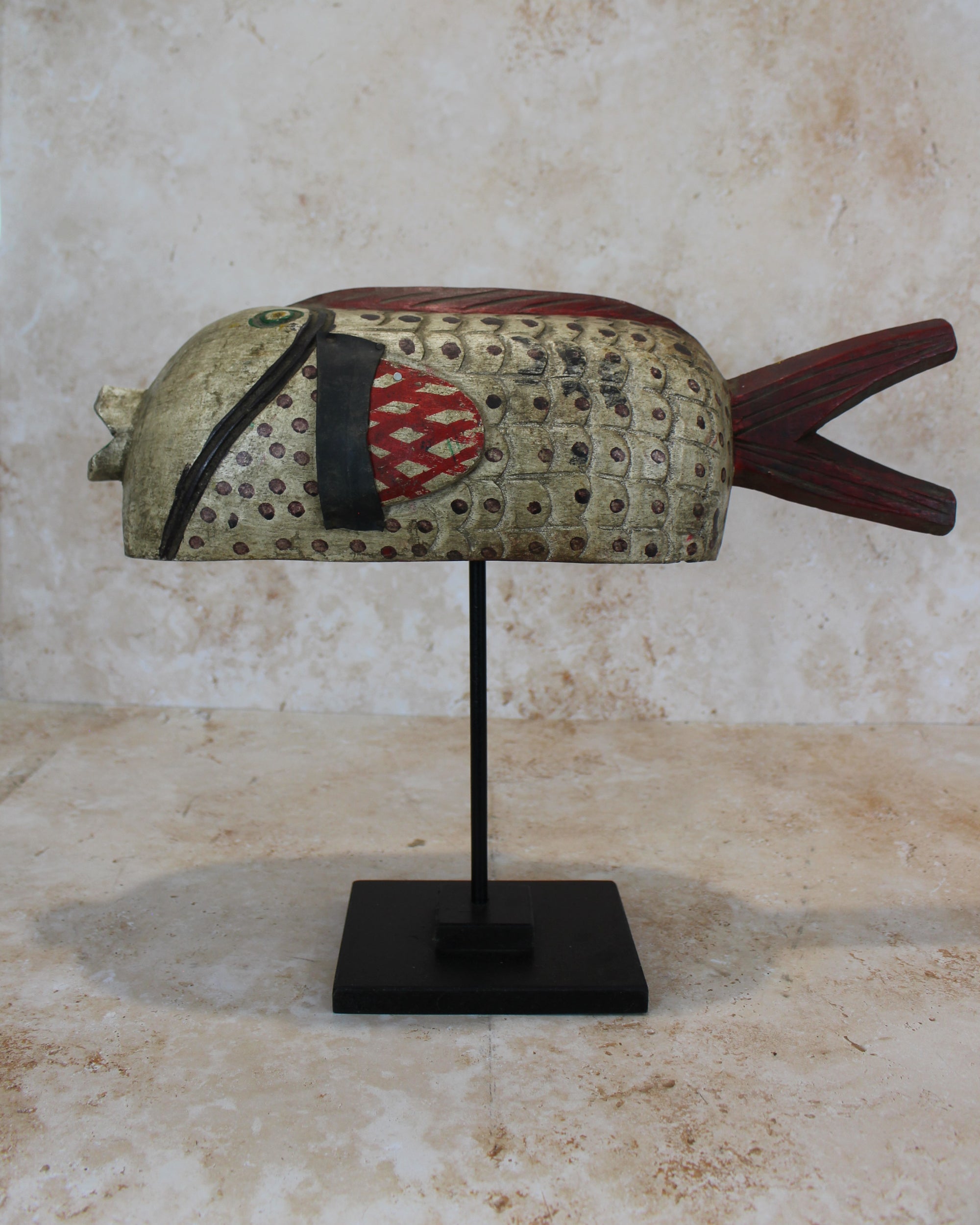 Mali Bozo Puppet Fish White - 175.2