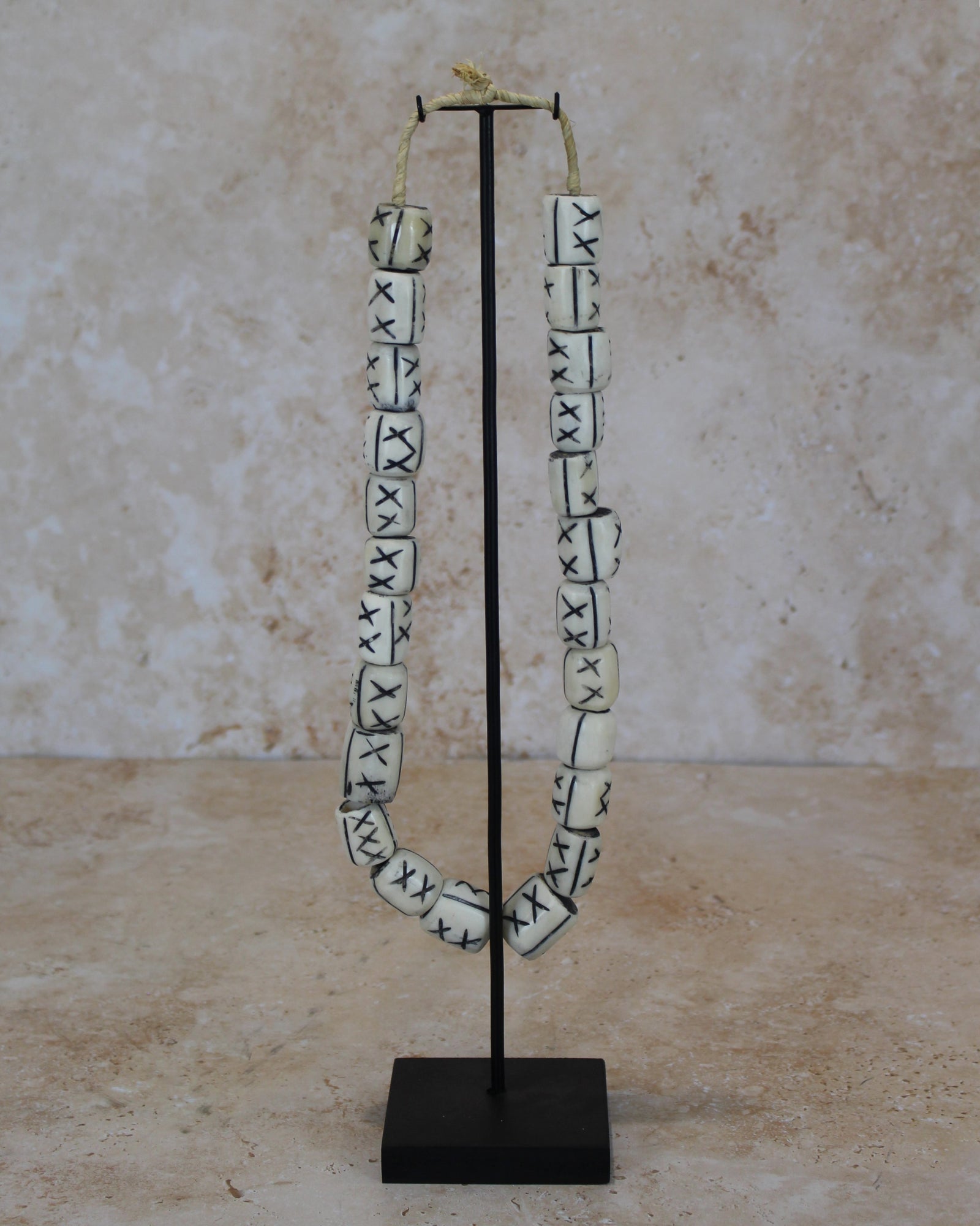Kenya Bone Bead Necklace - 236.1
