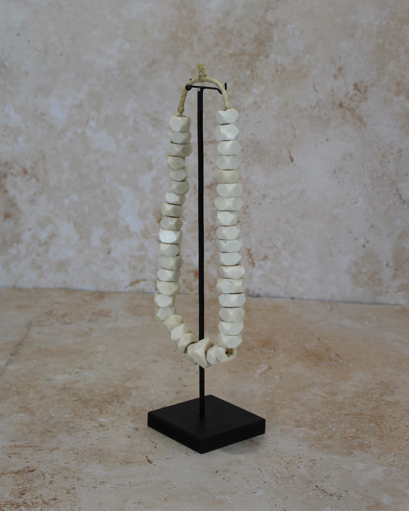 Kenya Bone Bead Necklace - 236.3