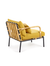 Rene Barba Lounge Chair Black & Ocher