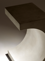 Tangent Concrete Side Table Lamp