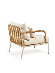 Rene Barba Lounge Chair White & White