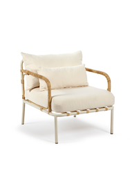 Rene Barba Lounge Chair White & White