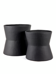 Planter L Black Construct Invert