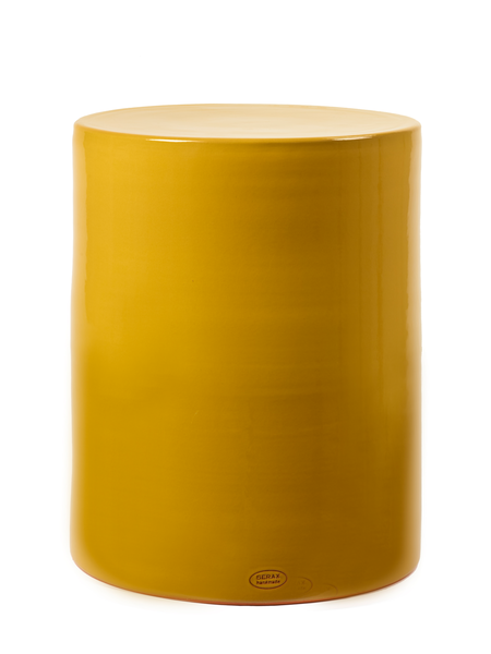 Collection of side-tables by Marie Michielssen reveals an idiosyncratic, eclectic ensemble of geometrical figures, materials and colours that unmistakably bear her signature