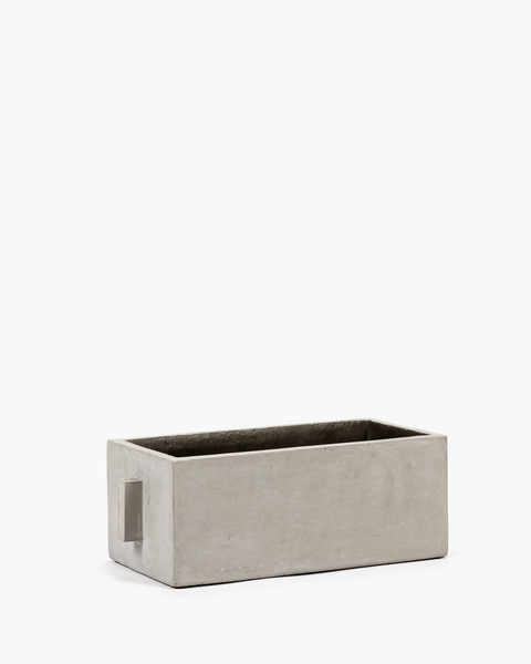 Grey Rectangular Pot - Botanical Boys