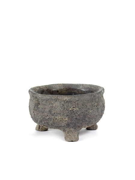 Ancient Grey S Low Pot