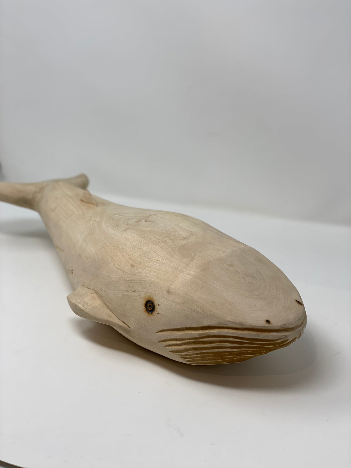 Whale - Hand Carved - L