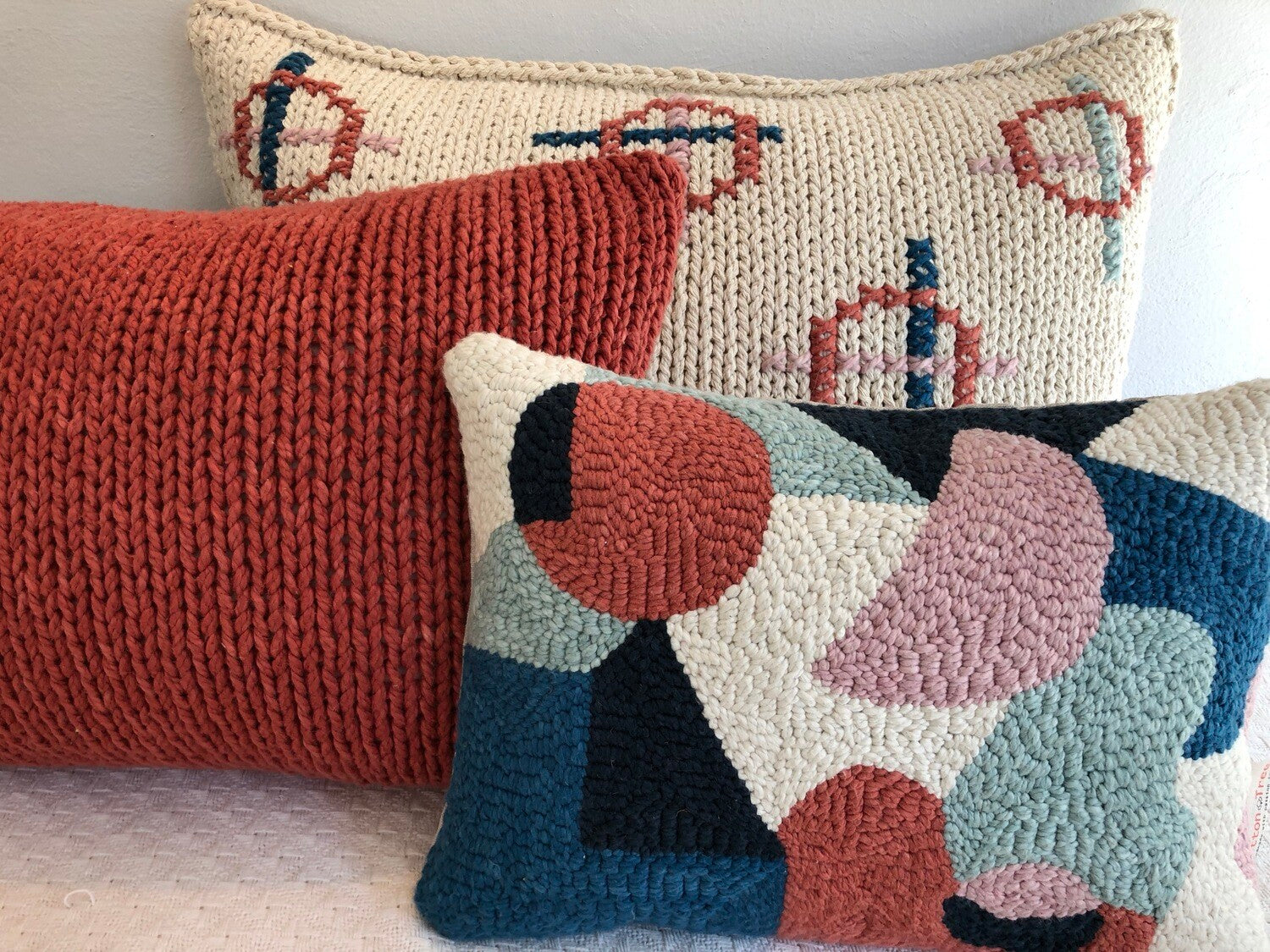 Punch Needle Cushion Cover - Pattern 4