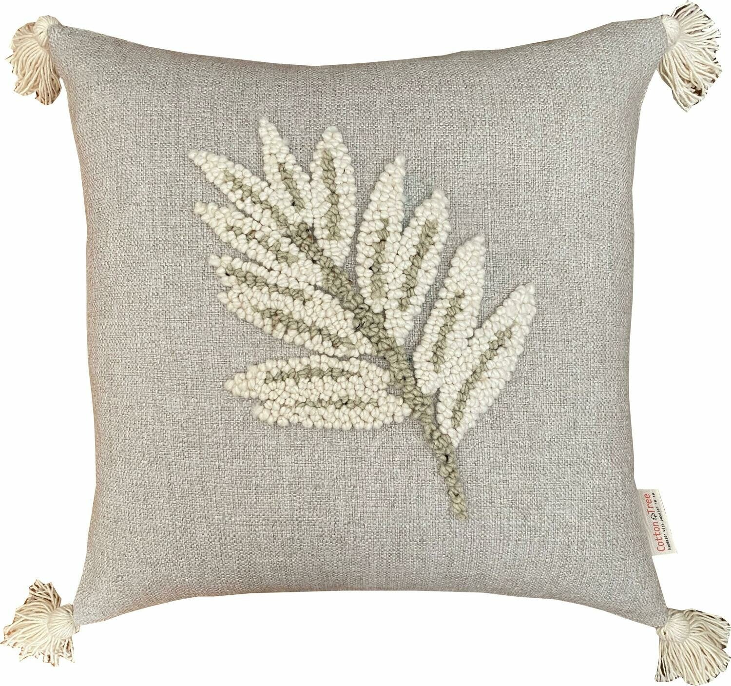 Naturals - Punch Needle Leaf 1 (50x50)