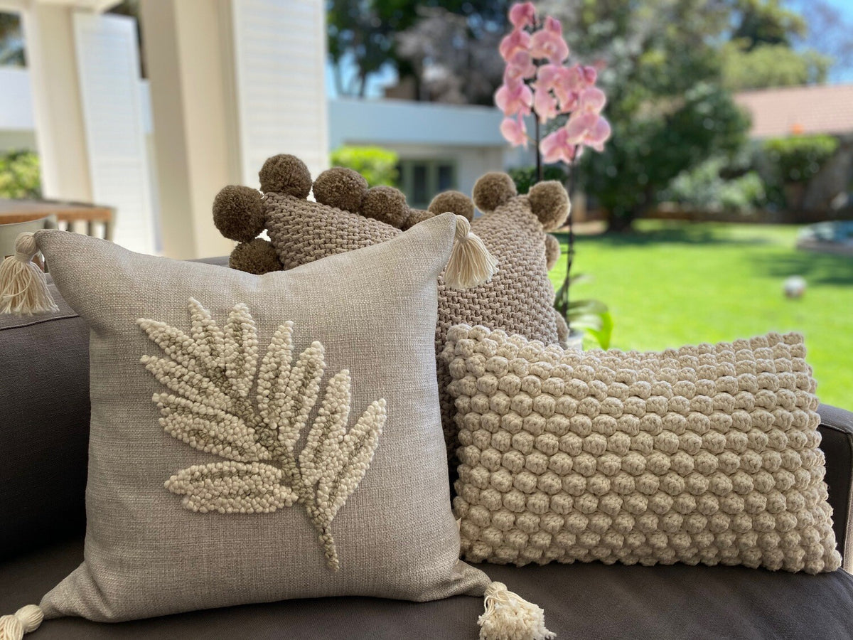 Naturals - Punch Needle Leaf 1 (50x50)