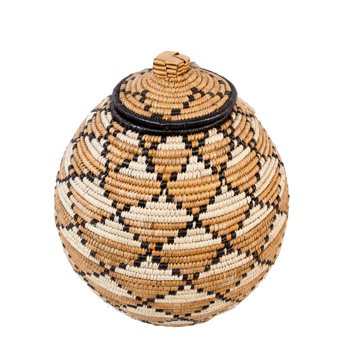 Zulu Ukhamba - traditional basket TR93
