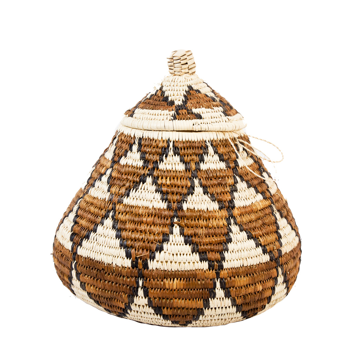 Zulu Ukhamba - traditional basket TR92.2