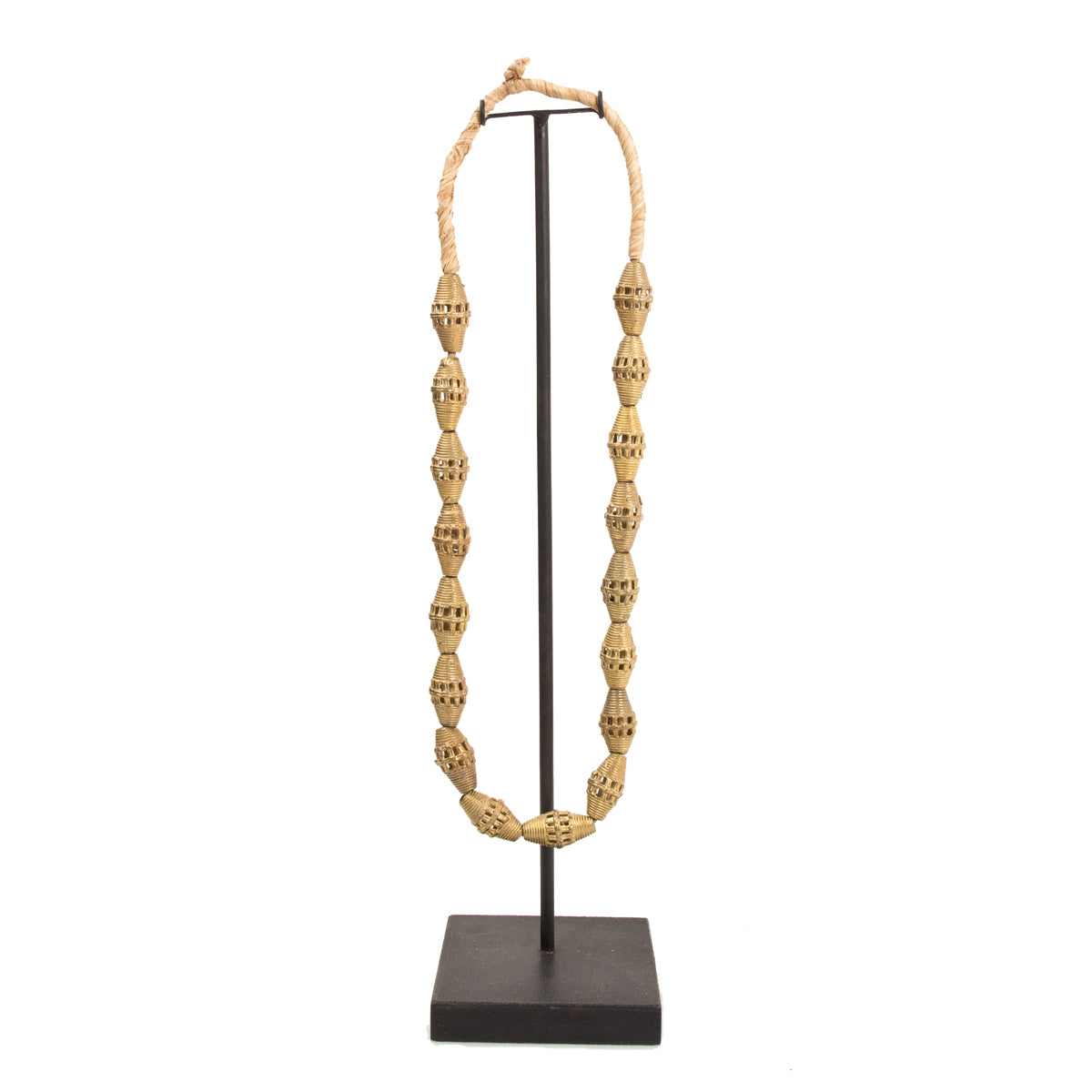 Bronze Beaule (Ghana) Necklace 111E