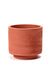 Red Cylinder Pot H13