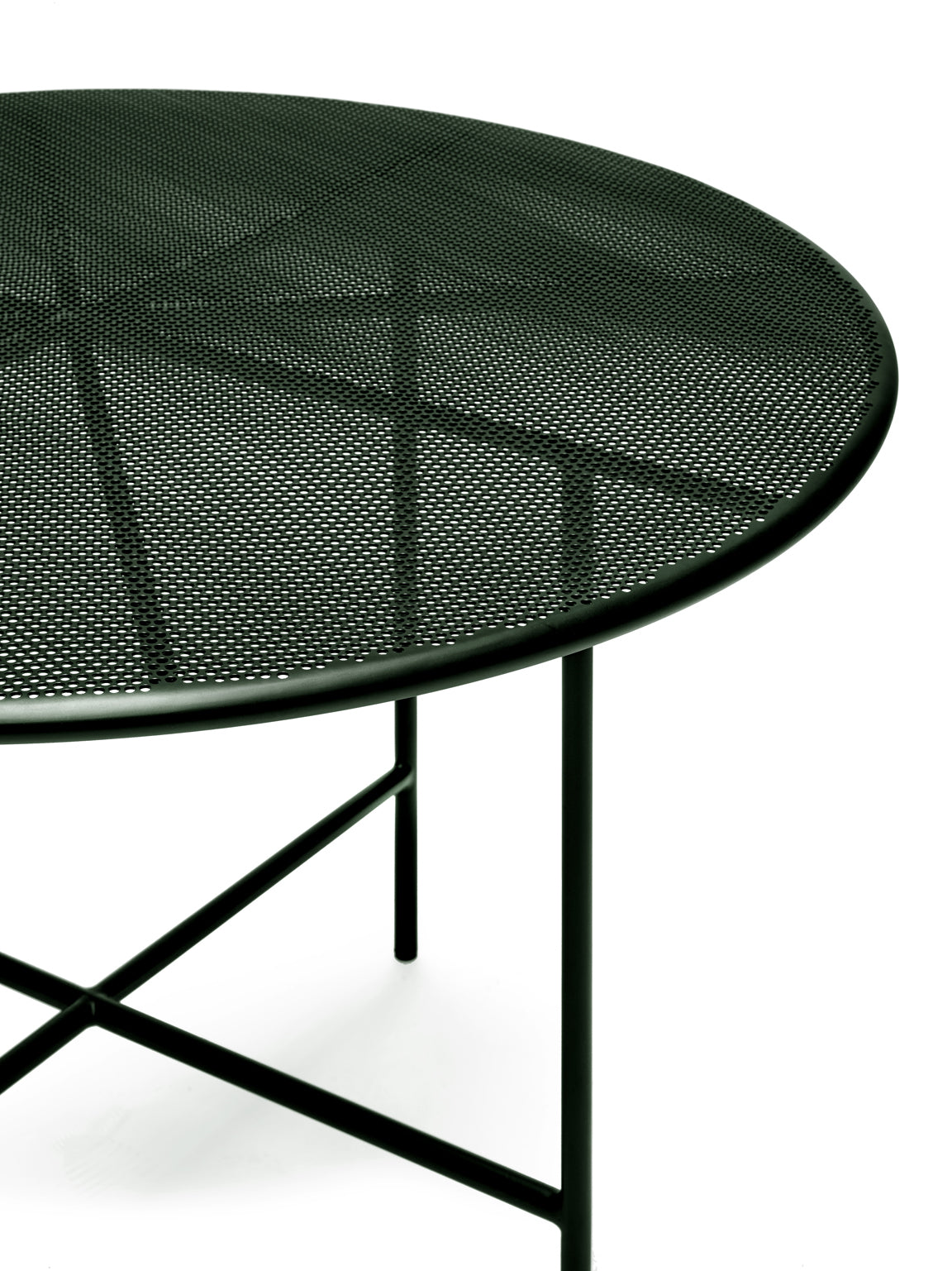 Round Dark Green Fontainebleau Table
