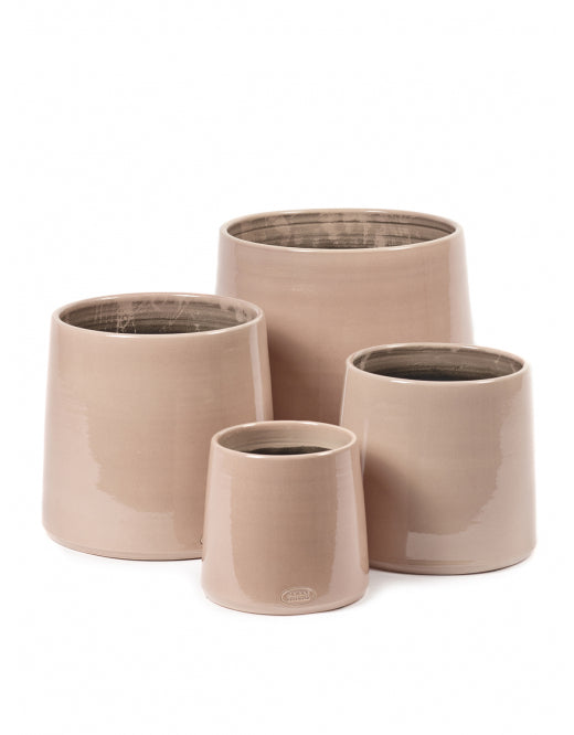 Cone Glazed Pot - Pink