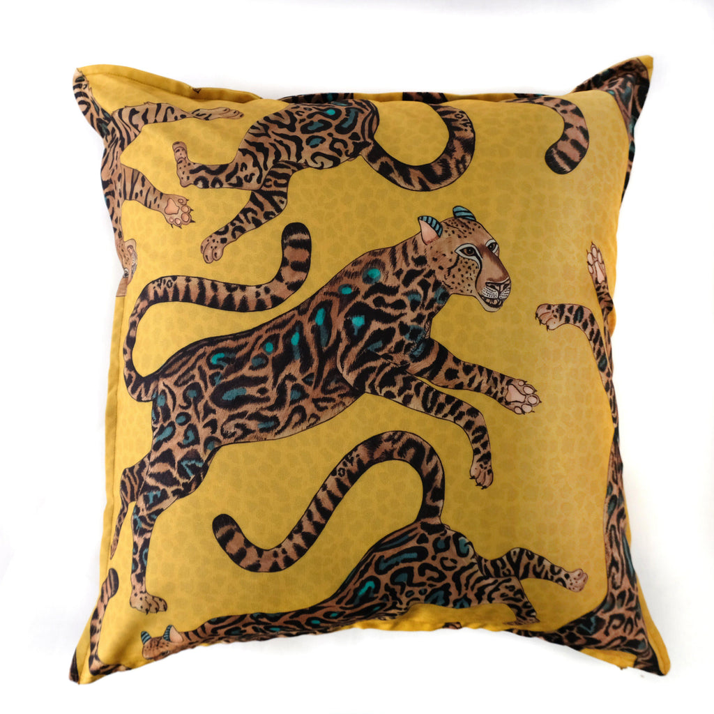 Ardmore - Cheetah King Gold Outdoor Cushion Cover