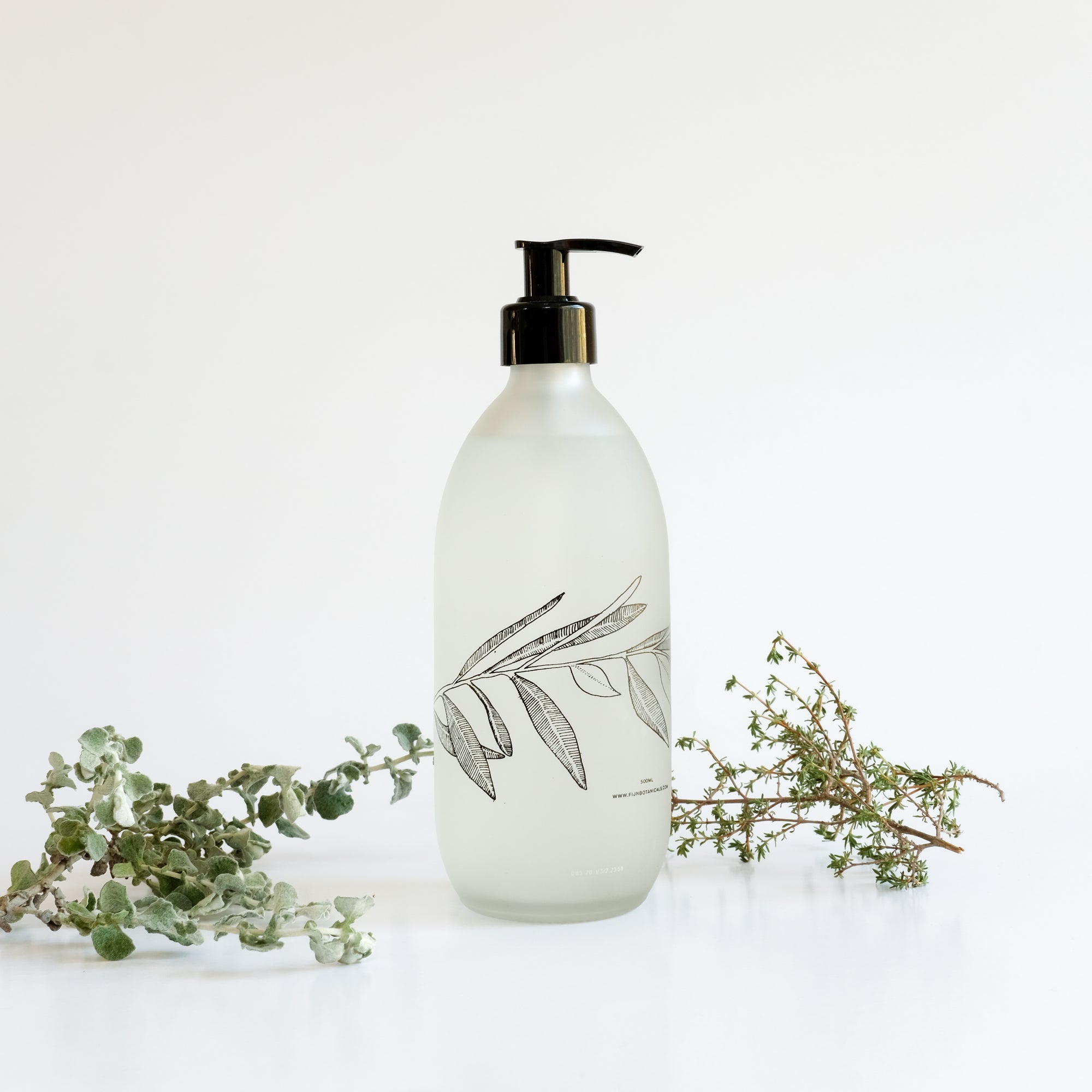 Fynbos Liquid Soap Frosted Glass