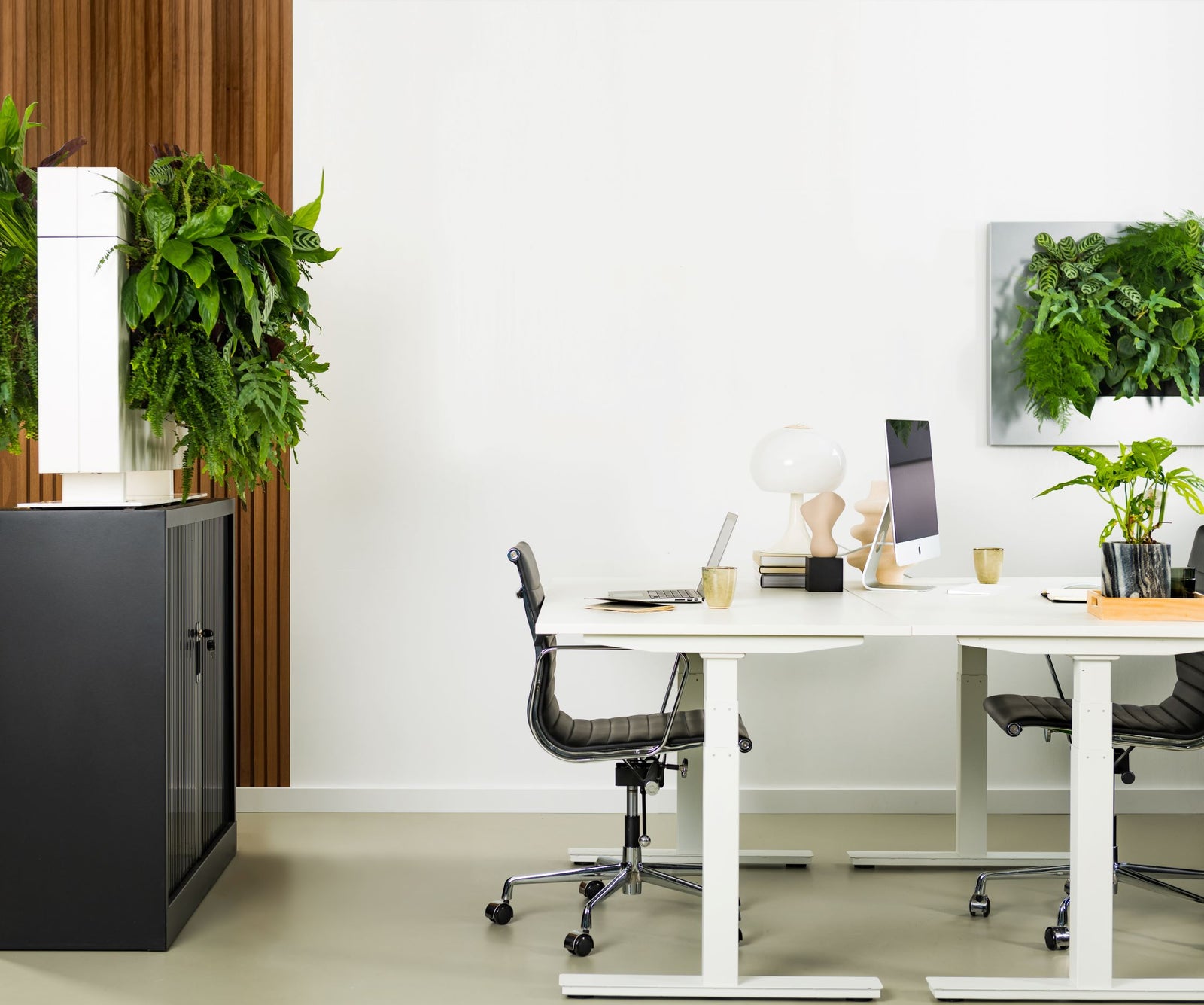 Living Wall Divider - 180.5cm - White