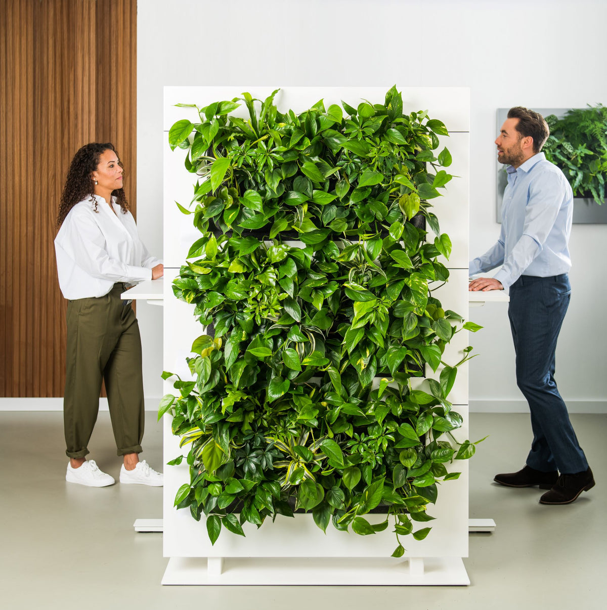 Living Wall Divider - 131cm - White