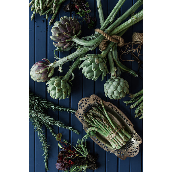 Artichoke & Asparagus Cotton Tea Towel