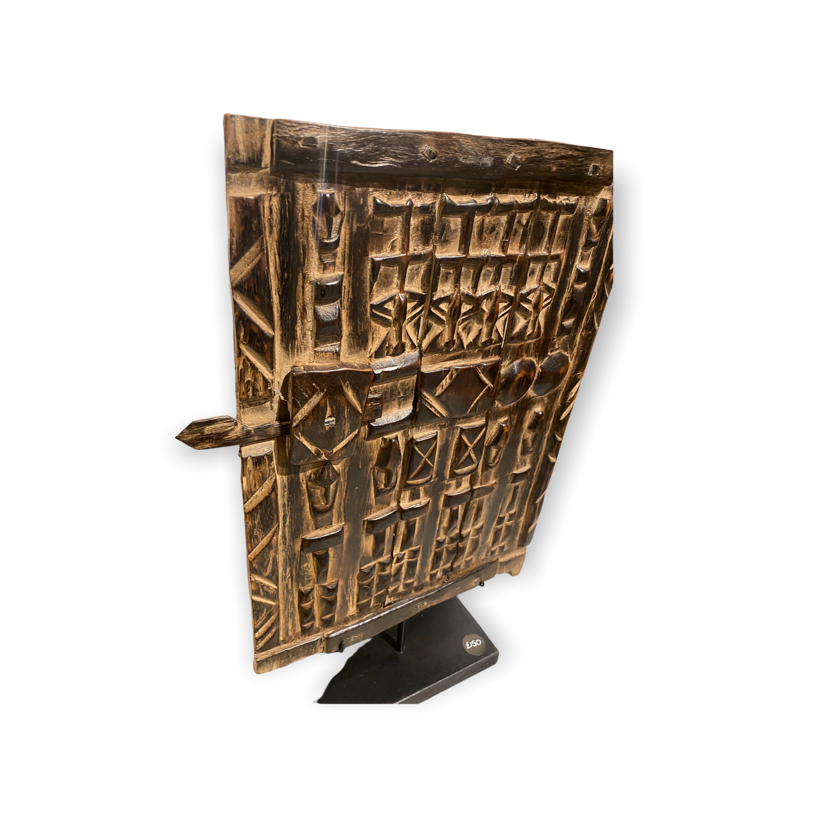 Dogon Granary door - old carving (02)