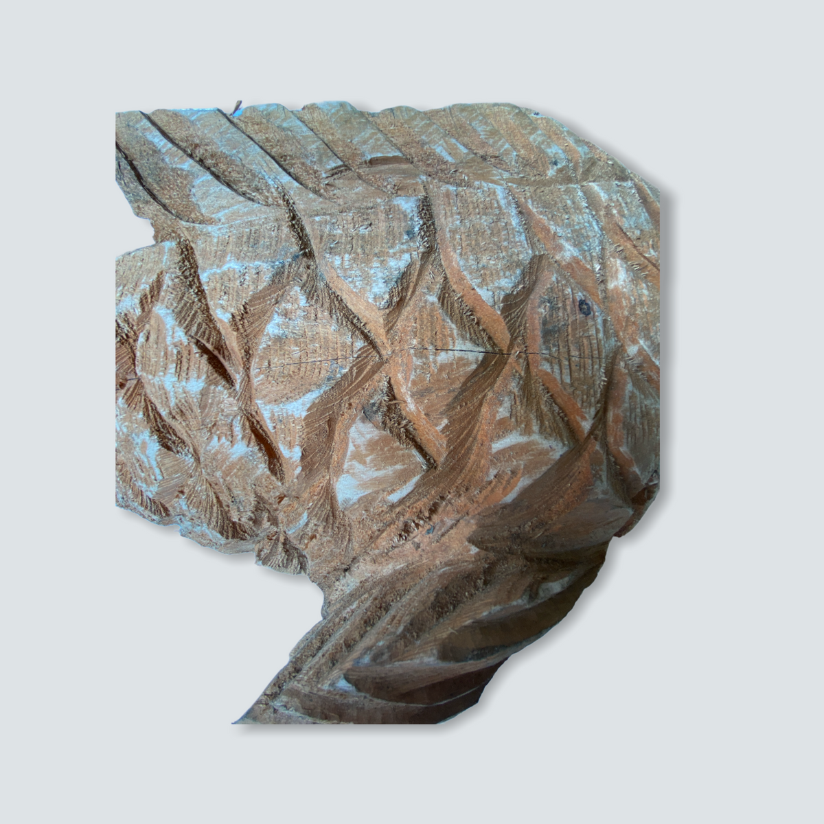 Mozambique hand carved Fish sculpture - S (02)