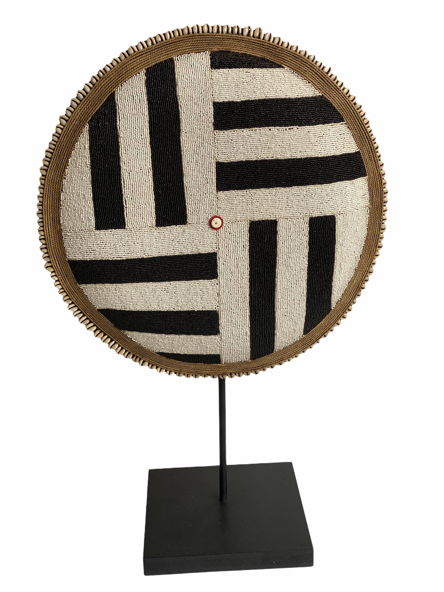 Cameroon Beaded Shield - L - 55cm
