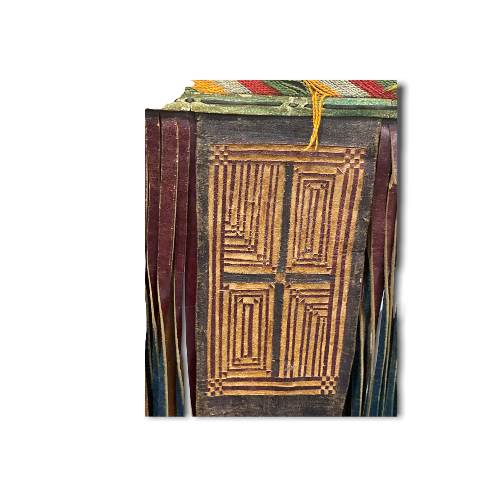 Tuareg - Antique leather panel tent decor (191.3)