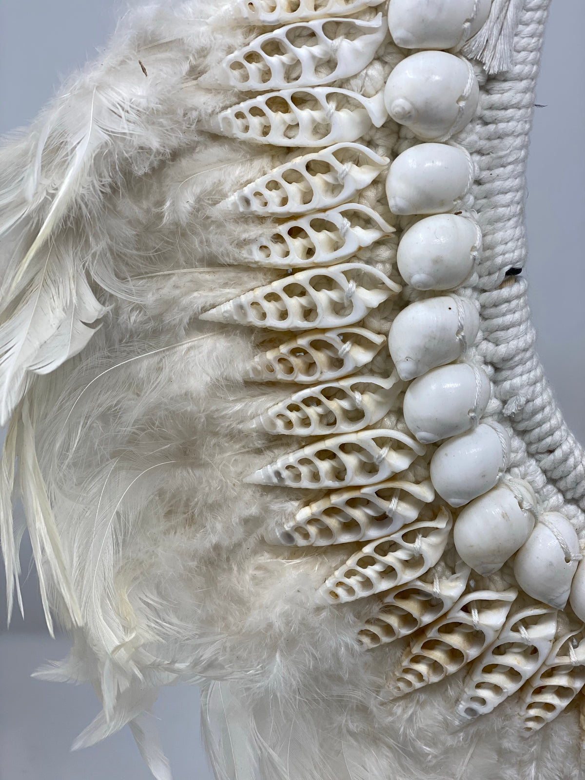 Handmade Feather & Shell necklace