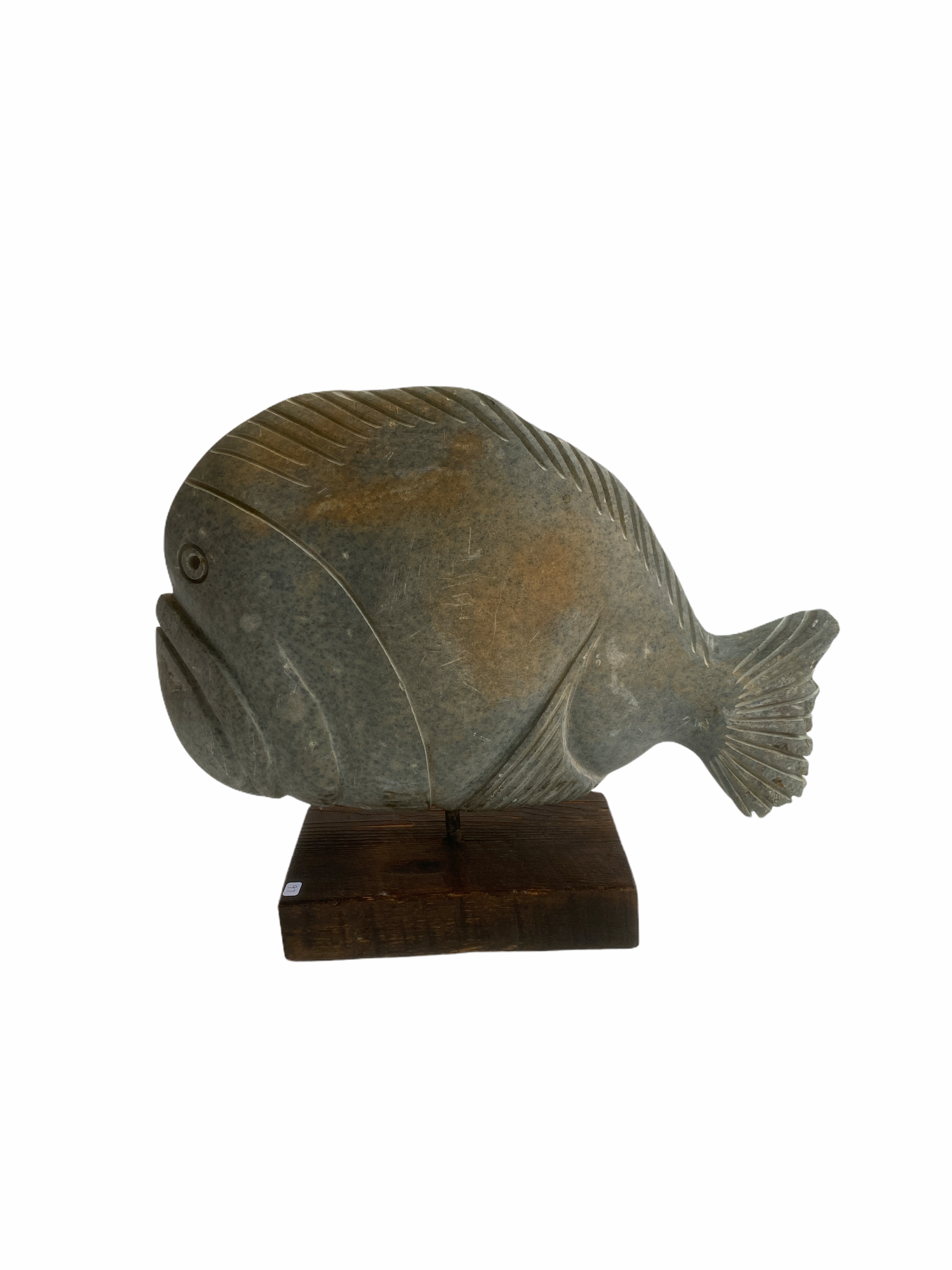 Stone Fish Sculpture - Zimbabwe (03)
