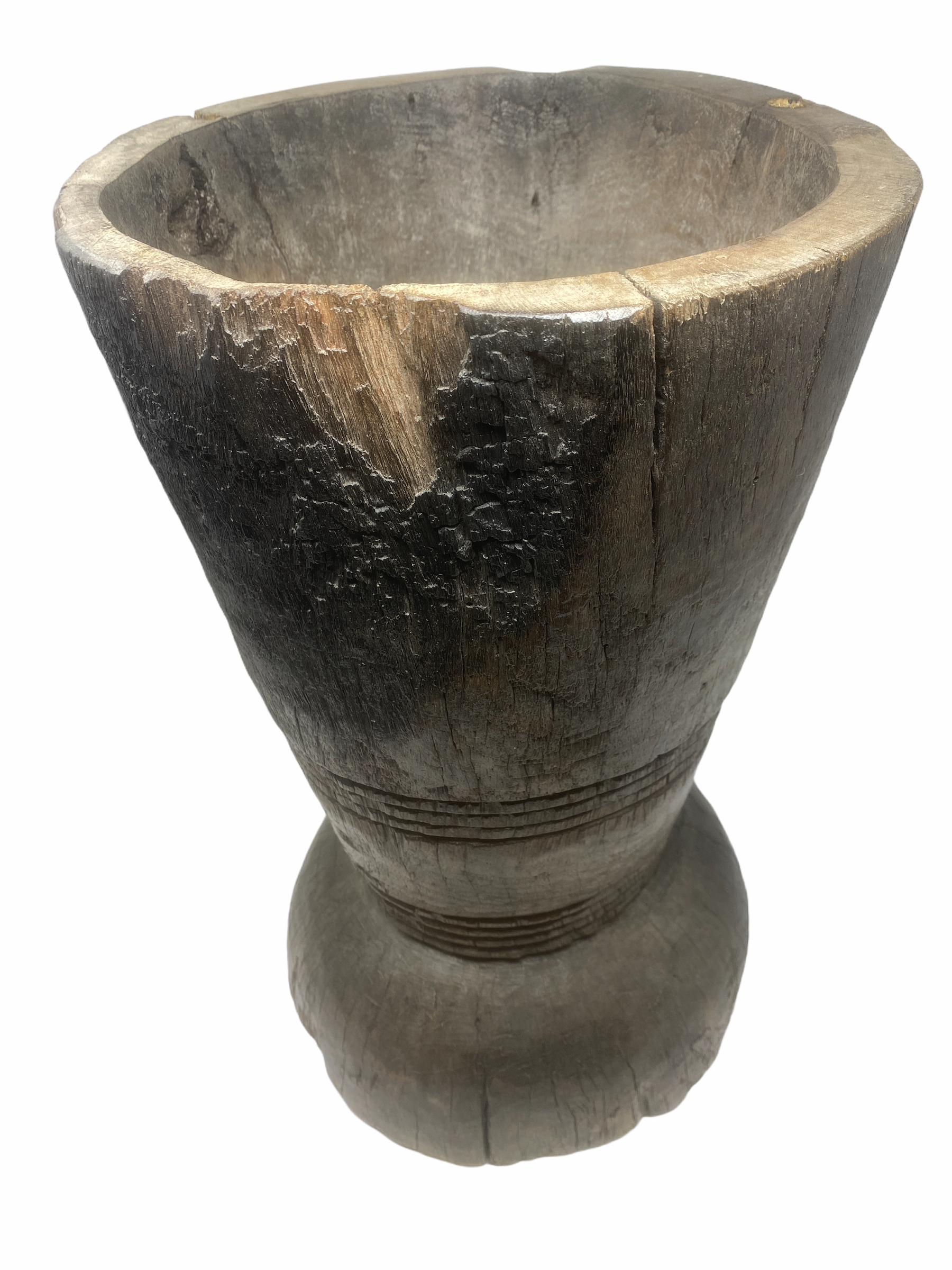 Lozi Grain Stomper Stool/Side Table (4)- Zambia