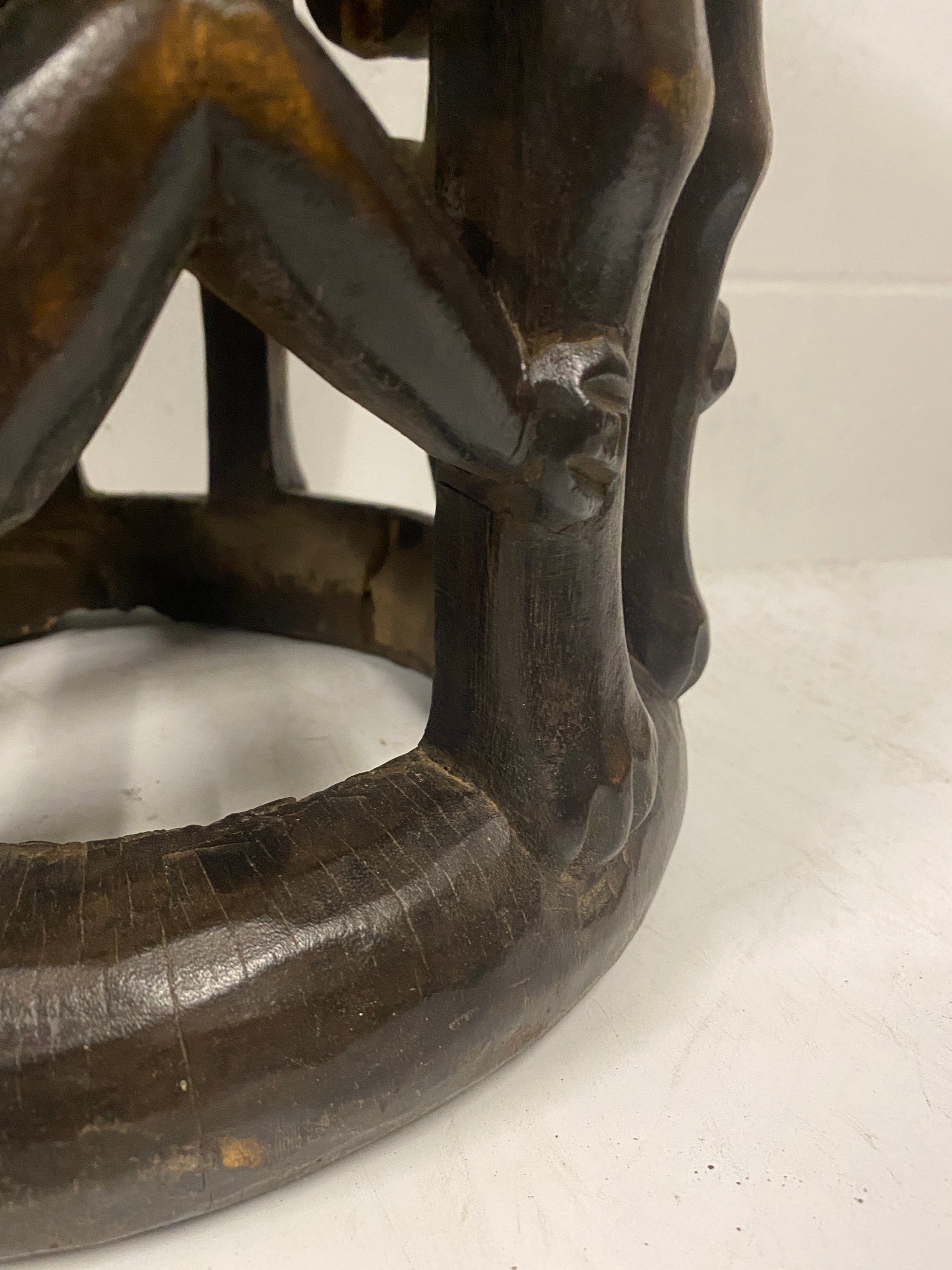 Baule stool - Hand carved - Ivory Coast (85.5)